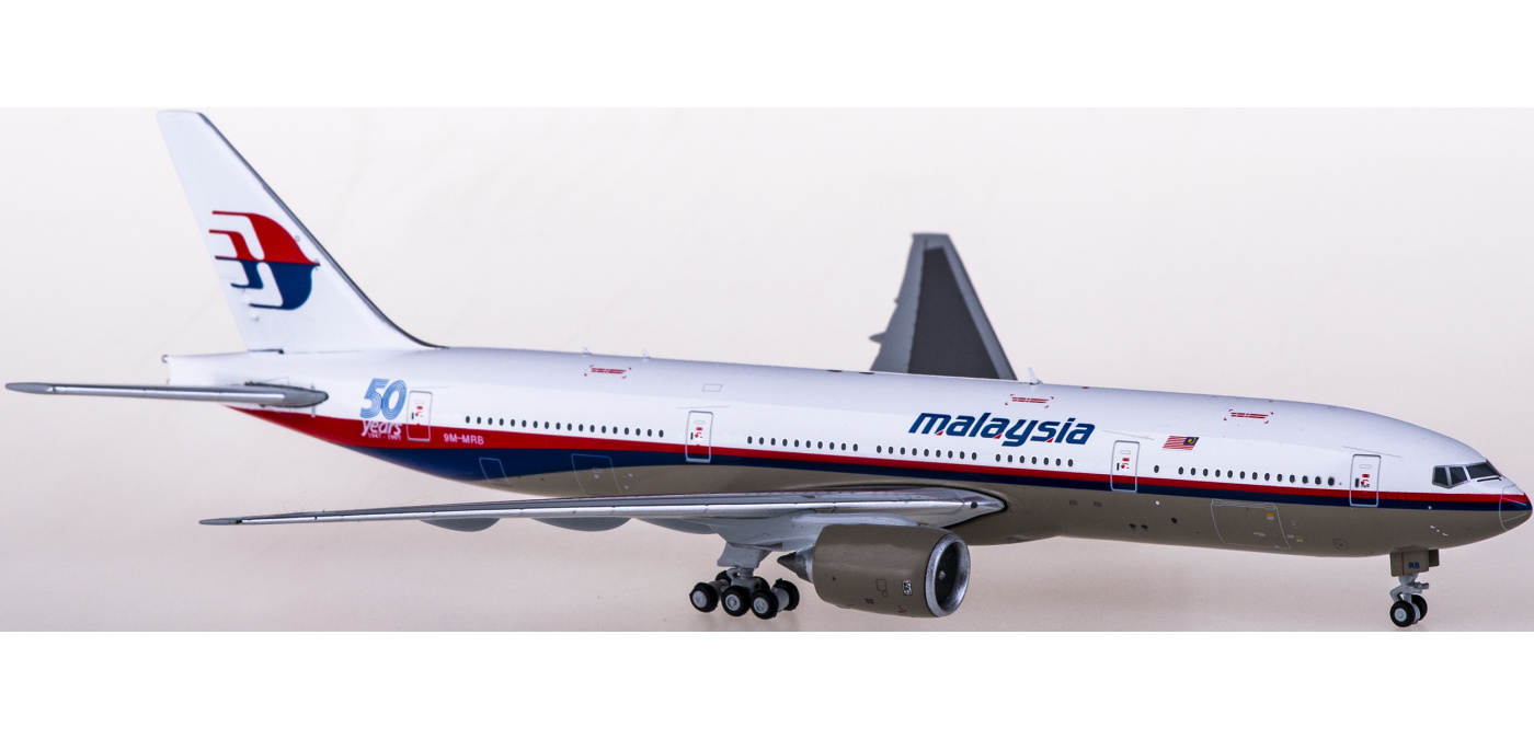 JC 1/200 マレーシア航空 B777-200ER 9M-MRA 50周年 JC 1/200 マレーシア航空 B777-200ER 9M-MRA 50周年