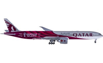 JC Wings 1:400 Qatar 卡塔尔航空 Boeing 777-300ER A7-BEB 世界杯彩绘