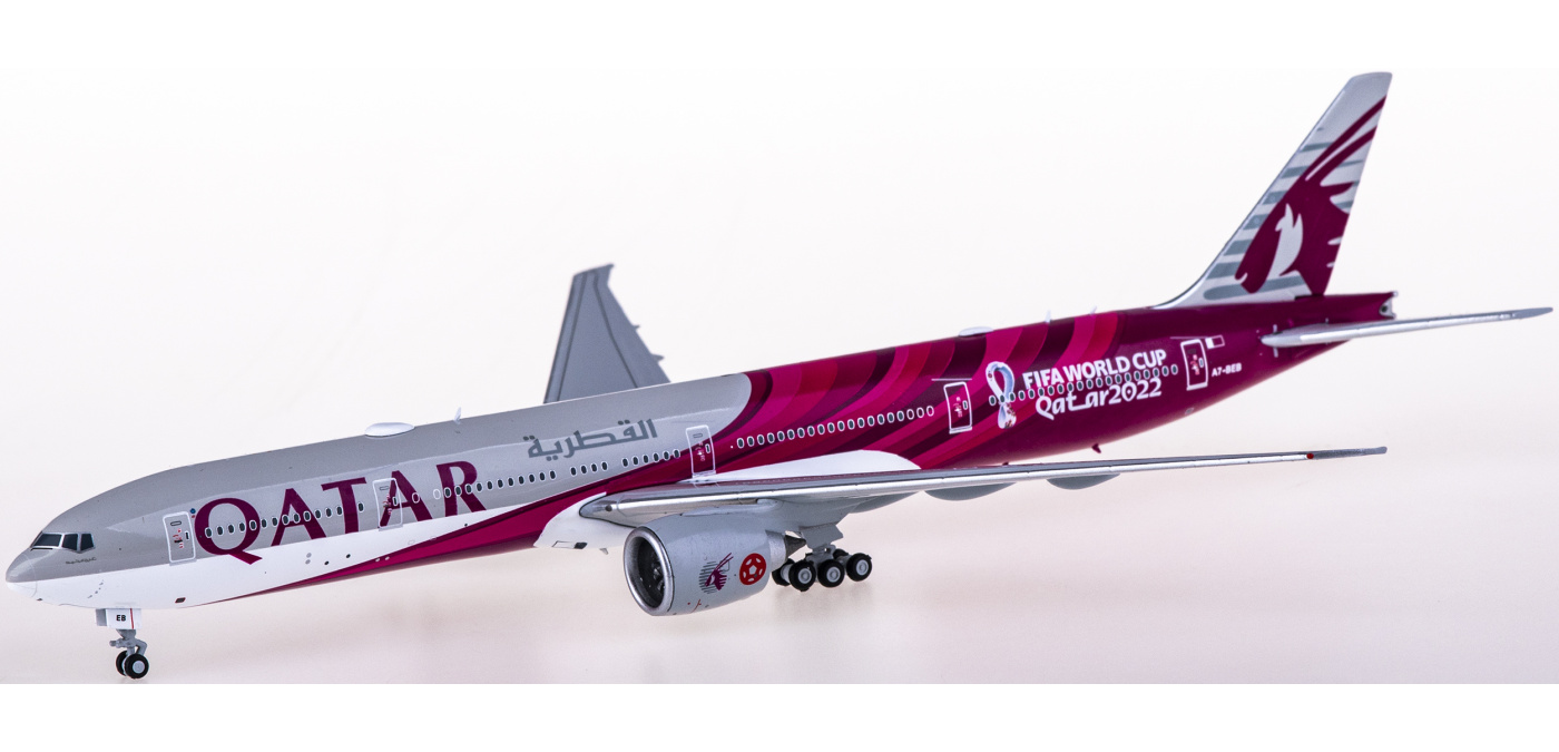 XX4489 Qatar 卡塔尔航空Boeing 777-300ER A7-BEB 世界杯彩绘JC