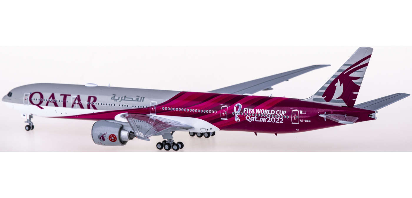 XX4489 Qatar 卡塔尔航空Boeing 777-300ER A7-BEB 世界杯彩绘JC