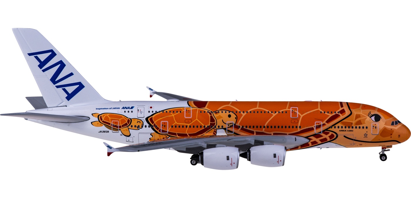 Aviation 1:400 ANA A380-800 JA383A 全日空 PH04388 ANA 全日空Airbus A380 JA383A Kala Phoenix 1:400