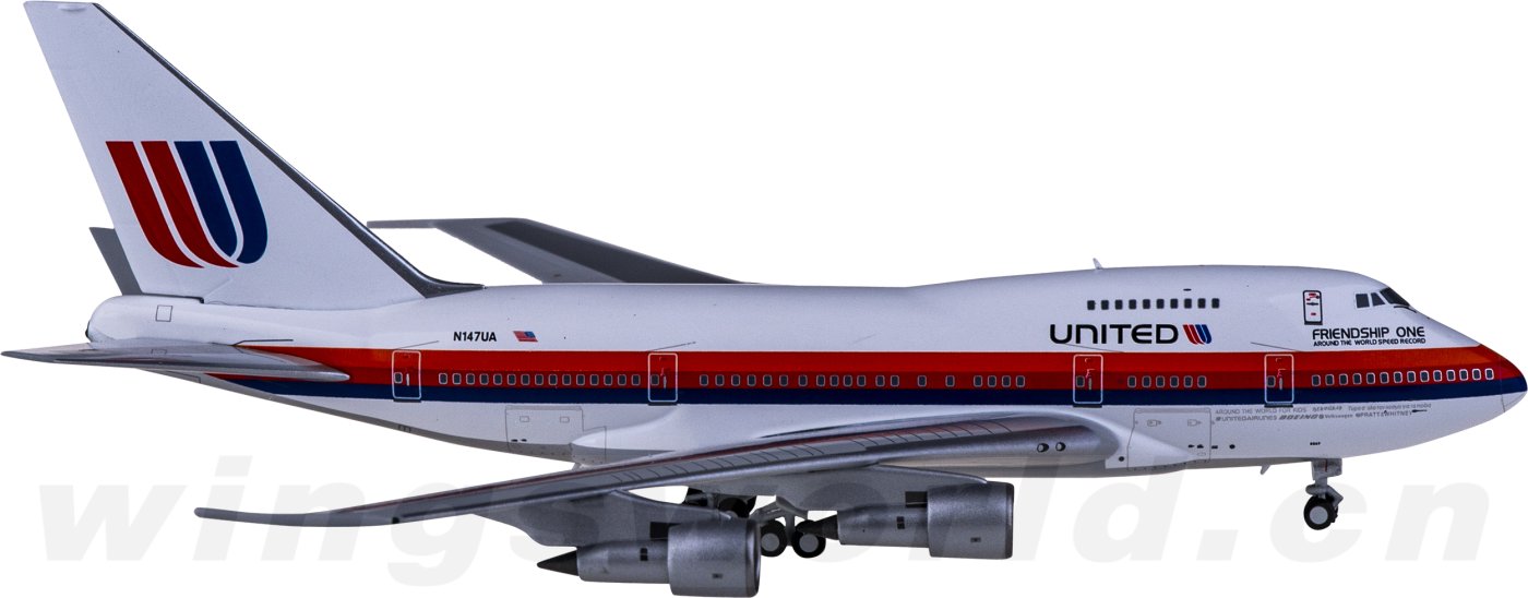 ユナイテッド航空 747SP N147UA 1/400 ユナイテッド航空 747SP N147UA 1/400（Flightshop-Charlie's