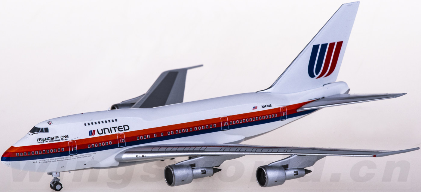NG07015 United Airlines 美国联合航空Boeing 747SP N147UA NGmodels 1
