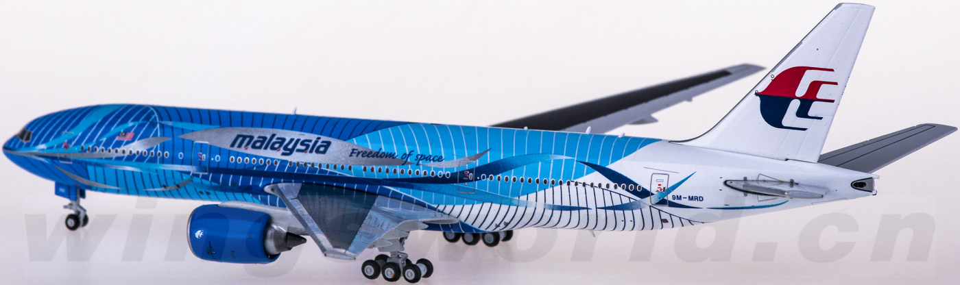 JCWings　1/200　マレーシア航空　B777-200ER　9M-MRA マレーシア航空 ボーイング777 1/200モデル JCWings 1/200
