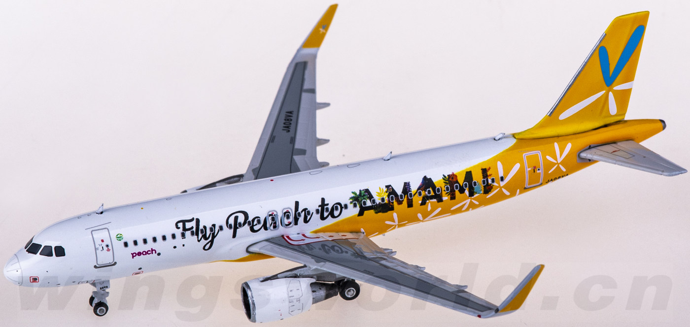 航空機・ヘリコプター Peach A320 JA08VA 1/200 JC wings 1/200 peach A320 JA08VA