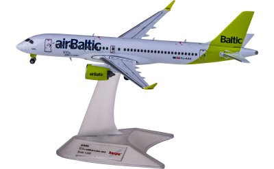 Herpa 1:400 airBaltic 波罗的海航空 Airbus A220-300 YL-AAU