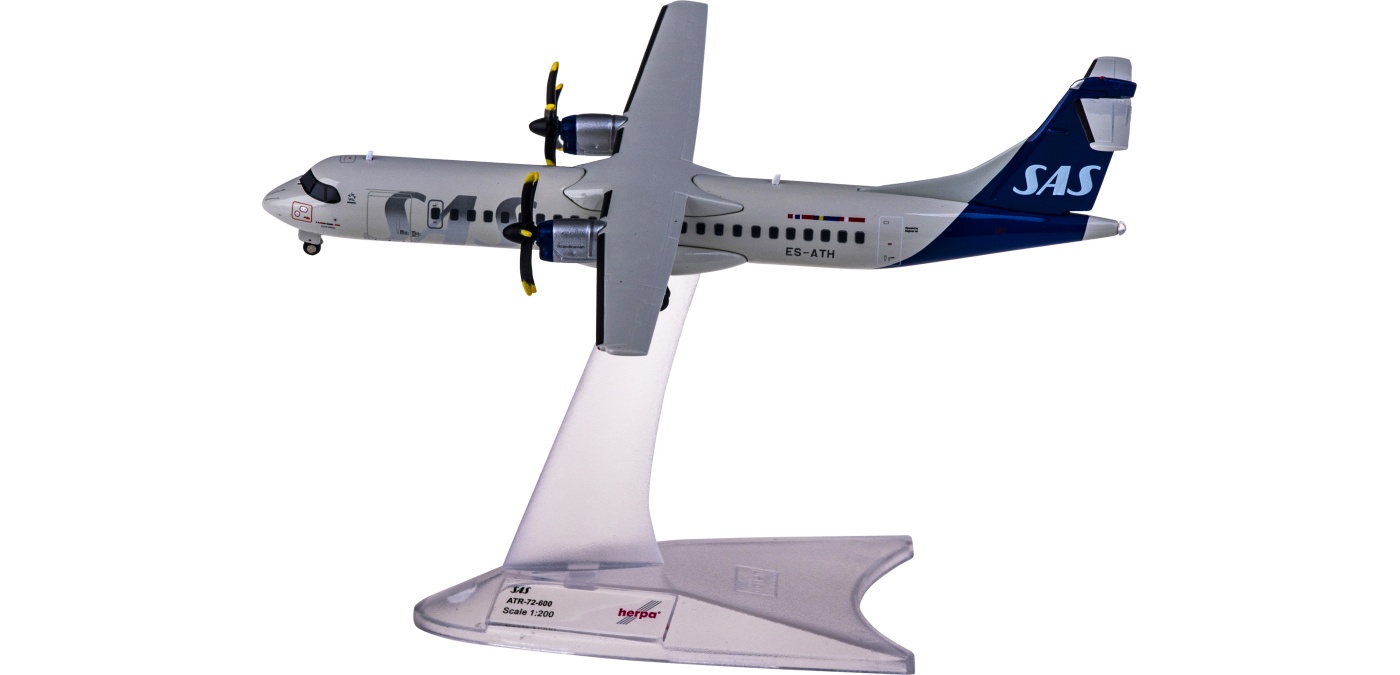 デルタ航空 SAS ATR-72 1/200 ヘルパ ATR 72-600 SAS ES-ATH 1/200 Diecast - HE571067