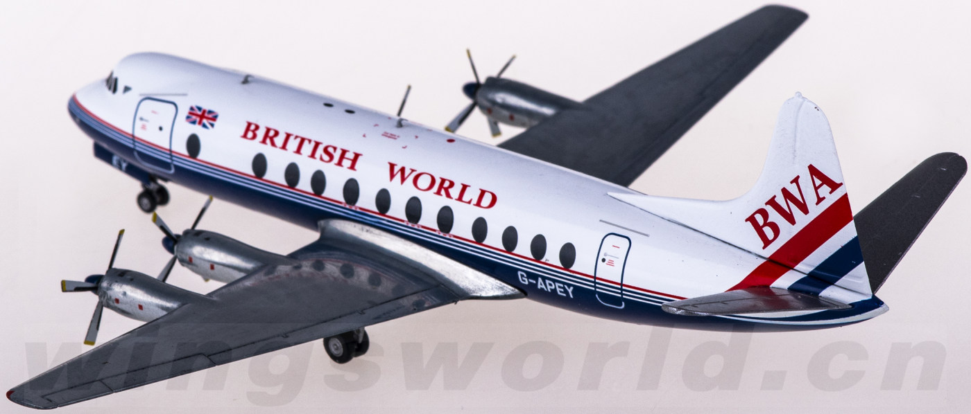 未使用品 herpa 1/200 Vickers Viscount 800 ブリティッシュ