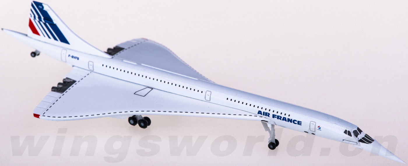 532839-001 Air France 法国航空Concorde F-BVFB Herpa 1:500 -飞机
