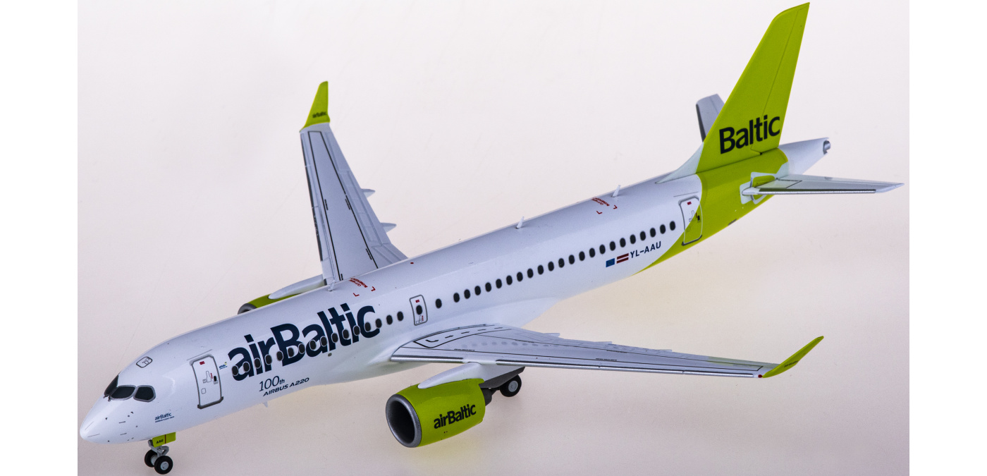 571487 airBaltic 波罗的海航空Airbus A220-300 YL-AAU Herpa 1:200