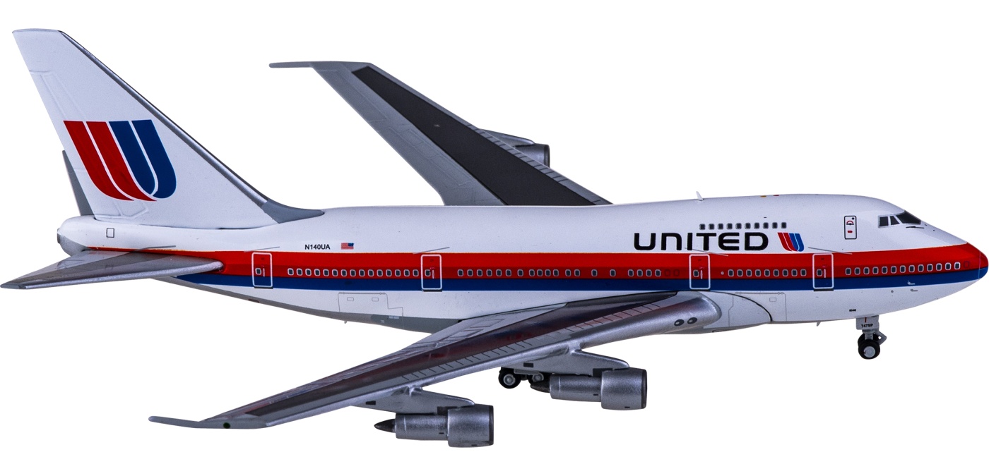 ユナイテッド航空 747SP N147UA 1/400 www.JetCollector.com: United Airlines Saul Bass livery