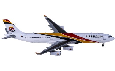 JC Wings 1:400 Air Belgium 比利时航空 Airbus A340-300 OO-ABB