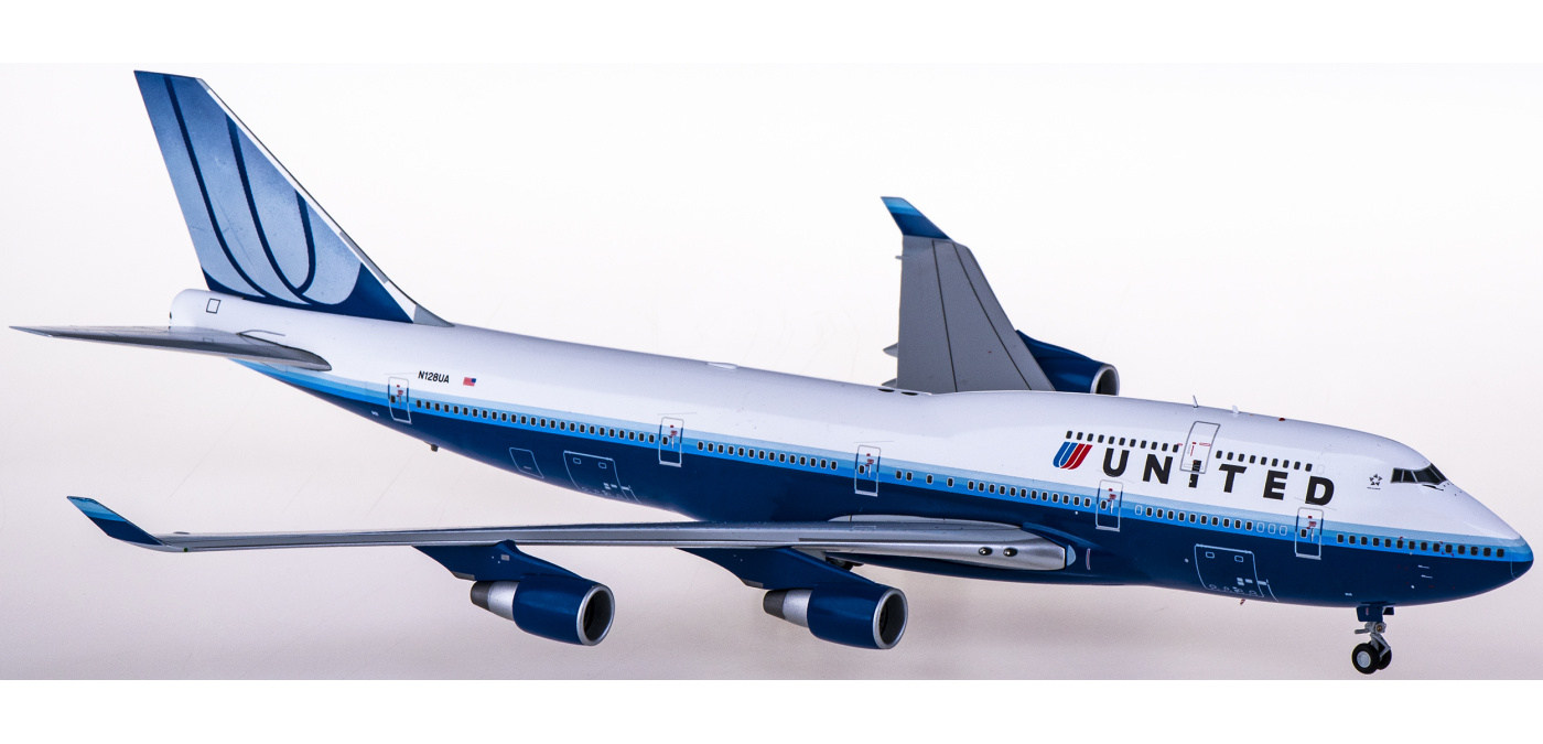 XX2267 United Airlines 美国联合航空Boeing 747-400 N128UA JC