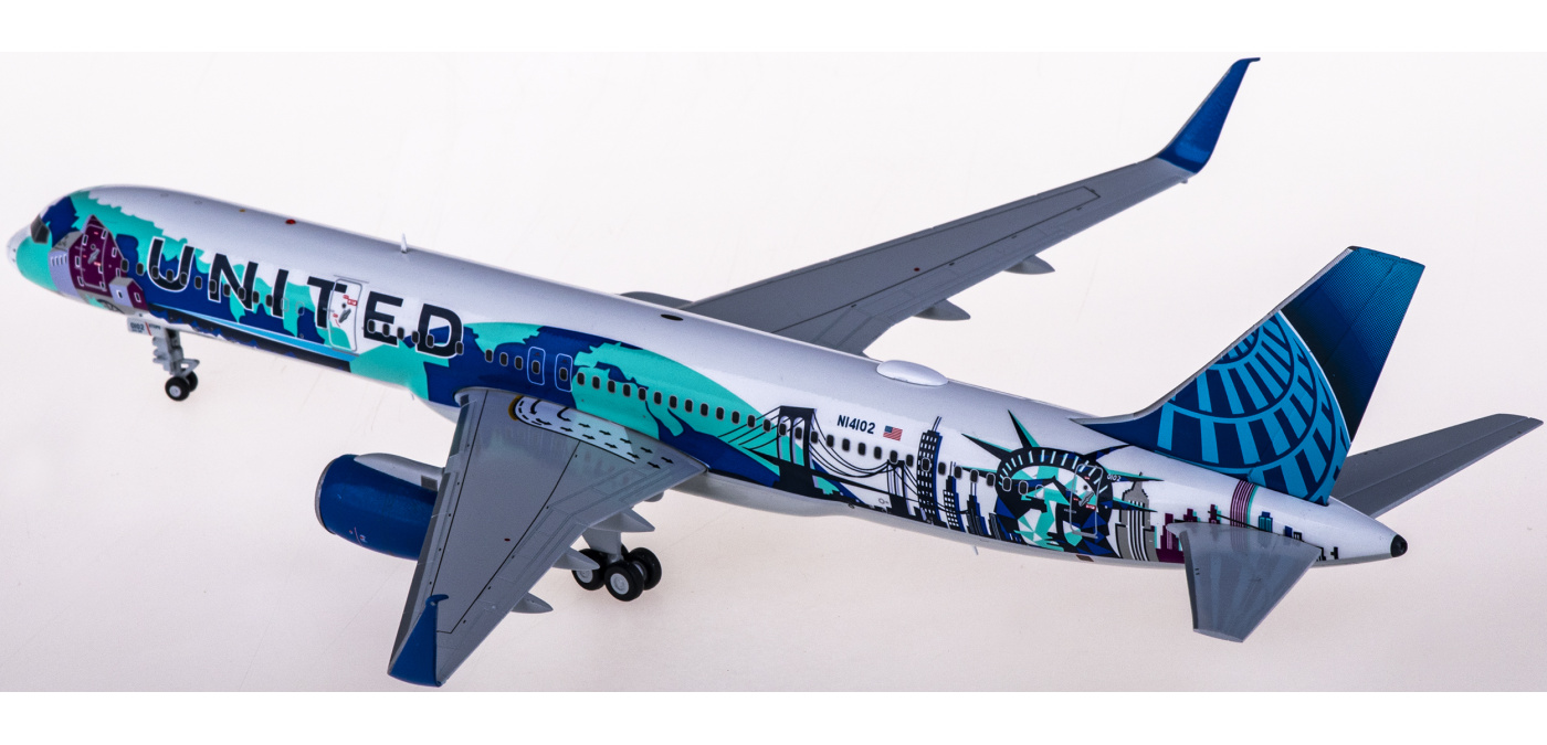 LH2269 United Airlines 美国联合航空Boeing 757-200 N14102 Her Art Here JC Wings  1:200 -飞机模型世界