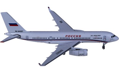 NGmodels 1:400 Rossiya Special Flight Detachment Tupolev TU-204-300 RA-64057