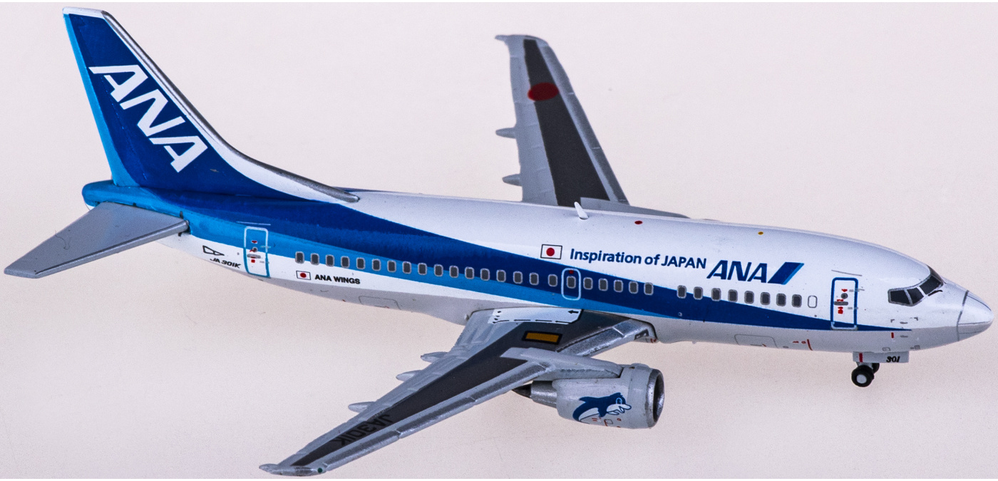 EW4735001 ANA 全日空Boeing 737-500 JA301K JC Wings 1:400 -飞机模型世界