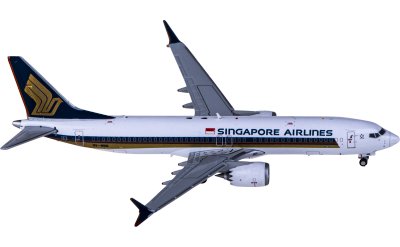 JC Wings 1:400 Singapore Airlines 新加坡航空 Boeing 737 MAX 8 9V-MBN