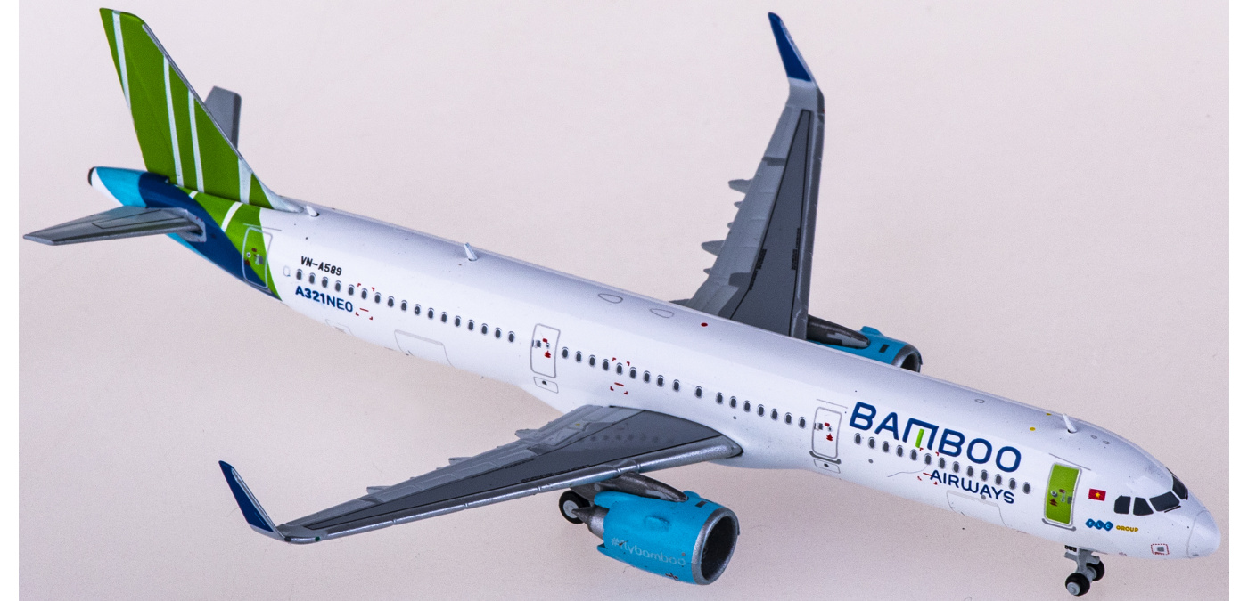 XX4180 Bamboo Airways 越竹航空Airbus A321NEO VN-A589 JC Wings 1
