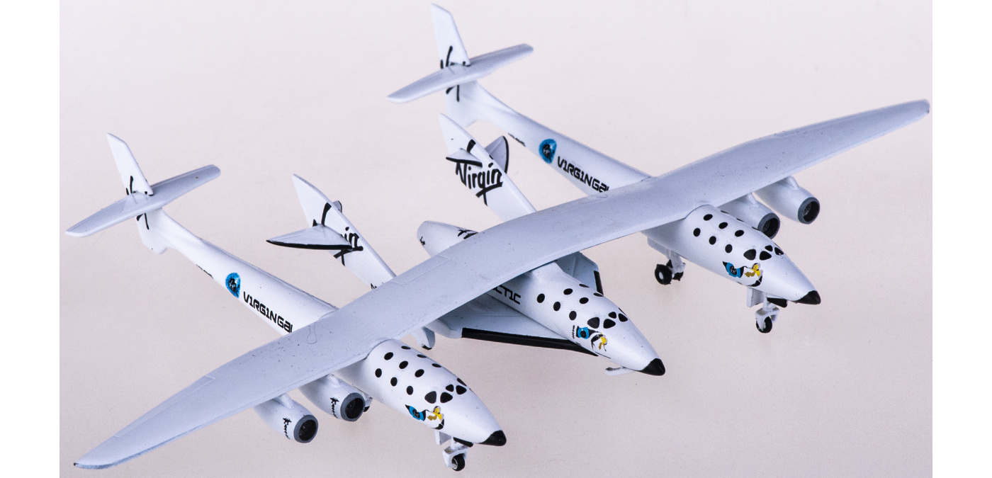 JC Wings 1:200 Virgin Galactic宇宙船 N348MS VG4001 Virgin Galactic 维珍银河太空船2号N348MS JC Wings 1