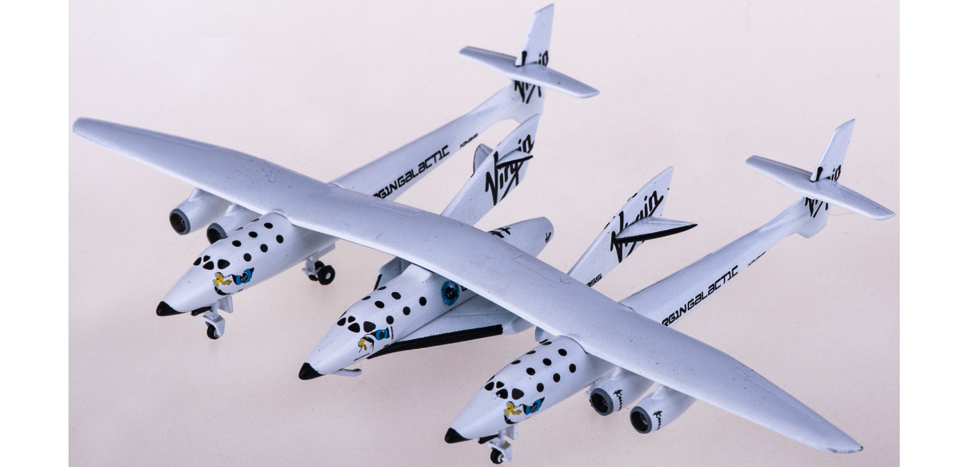 VG4001 Virgin Galactic 维珍银河太空船2号N348MS JC Wings 1:400