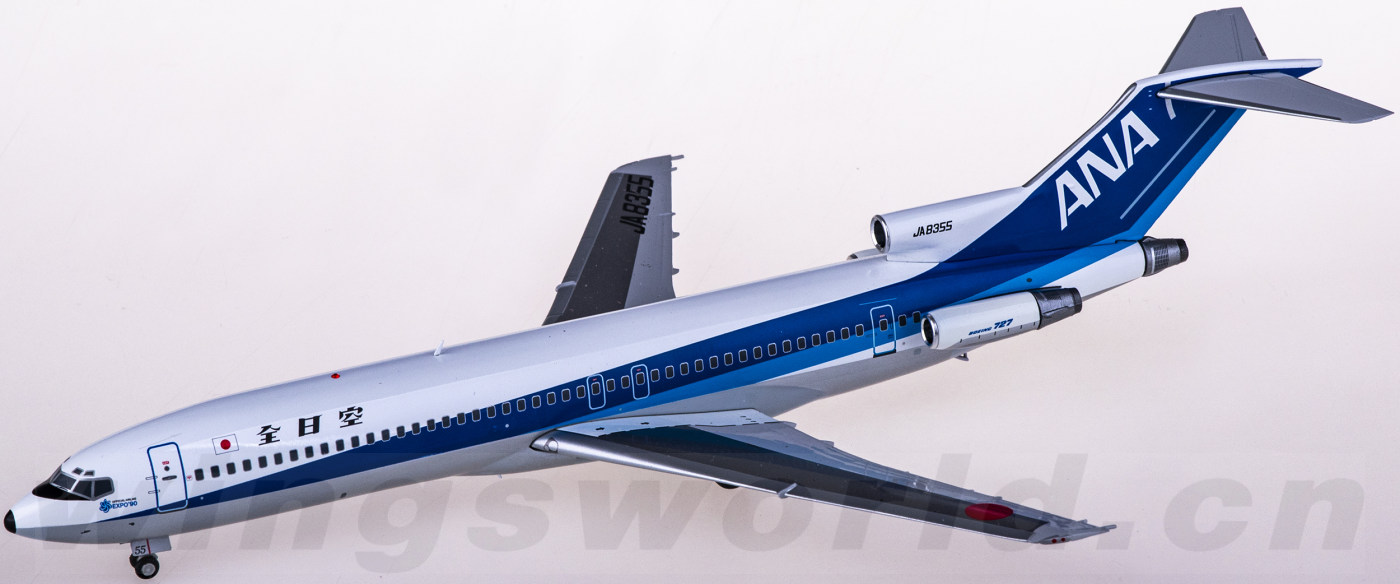 EW2722002 ANA 全日空Boeing 727-200 JA8355 JC Wings 1:200 