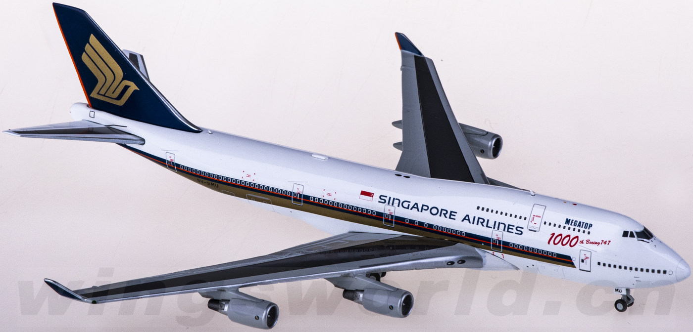 EW4744004 Singapore Airlines 新加坡航空Boeing 747-400 9V-SMU