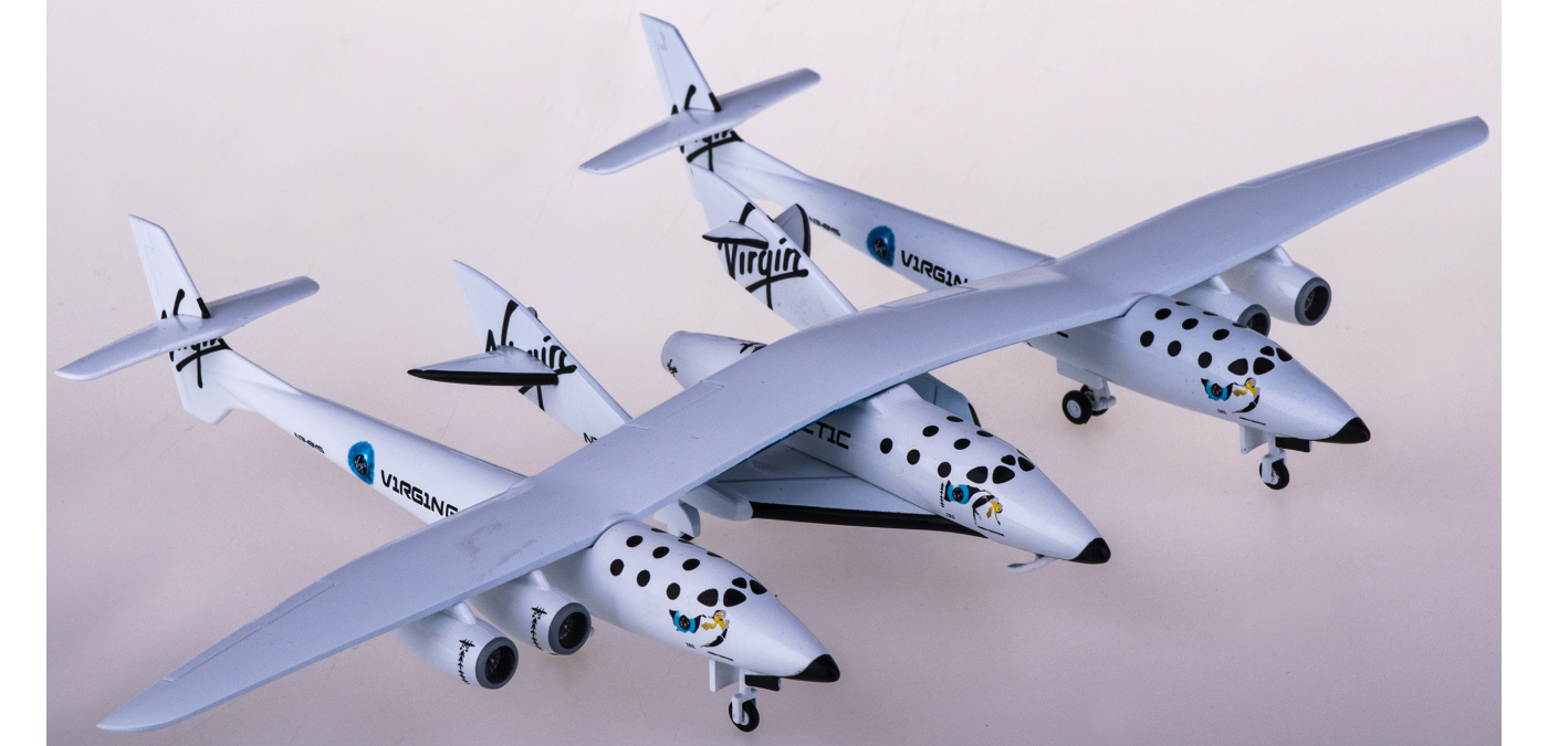 VG2001 Virgin Galactic 维珍银河太空船2号N348MS JC Wings 1:200