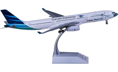 JC Wings 1:200 Garuda Indonesia 印度尼西亚鹰航 Airbus A330-300 PK-GHC