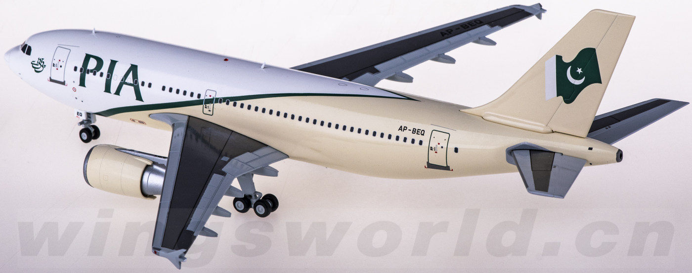 xx20001 pia 巴基斯坦航空 airbus a310-300 ap-beq jc wings 1:200