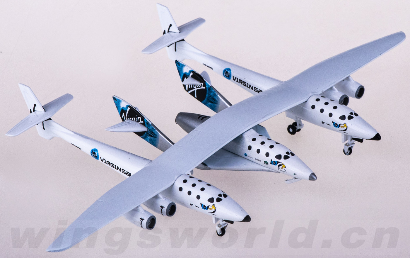 JC Wings 1:400 Virgin Galactic 宇宙船N348MS JC Wings Virgin Galactic Spaceship new livery N348MS 1/400
