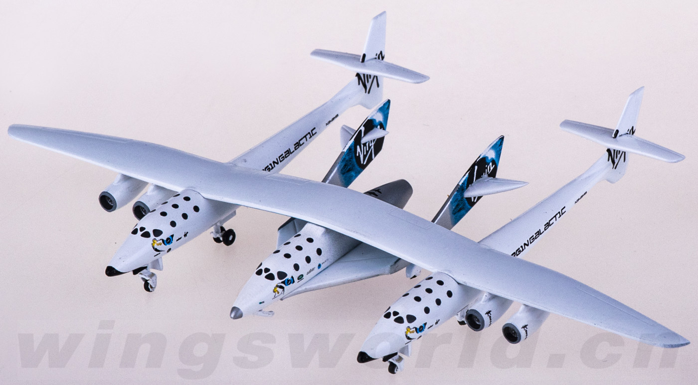 JC Wings 1:400 Virgin Galactic 宇宙船N348MS JC Wings Virgin Galactic Spaceship N348MS Old Livery 1/400