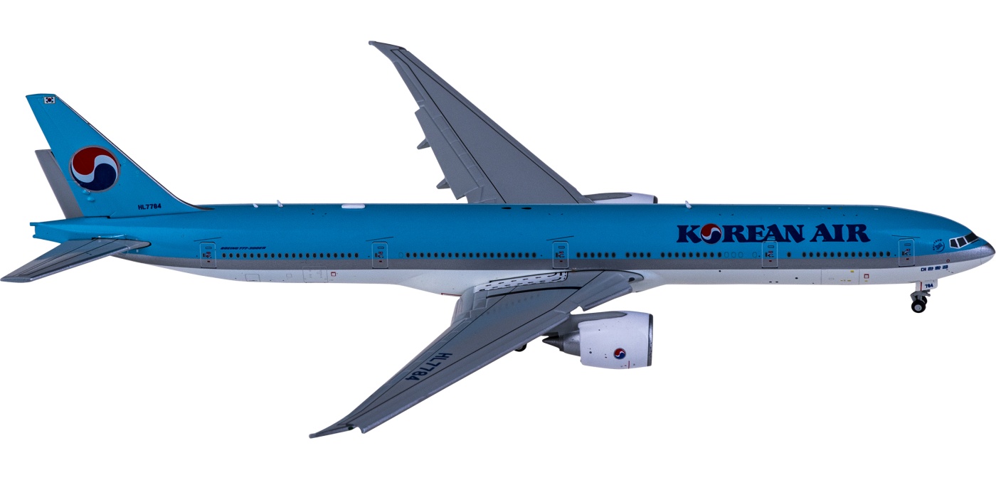 GJKAL2040F Korean Air 大韩航空Boeing 777-300ER HL7784 襟翼