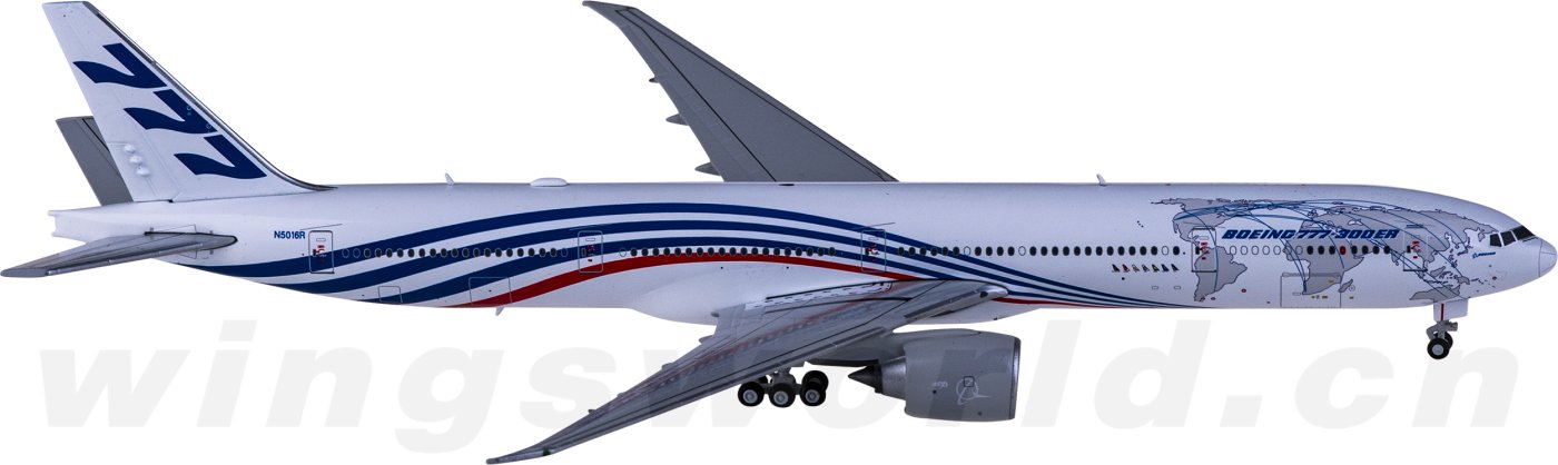 Jc wings ボーイング 777-300ER N5016R 1/400 JC Wings 1:400 777-300ER Boeing N5016R Flaps Down