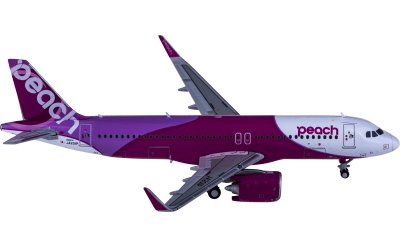 JC Wings 1:400 Peach Aviation 乐桃航空 Airbus A320neo JA201P