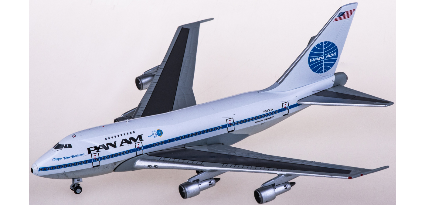 EW474S002 Pan Am 泛美航空Boeing 747SP N533PA JC Wings 1:400 -飞机