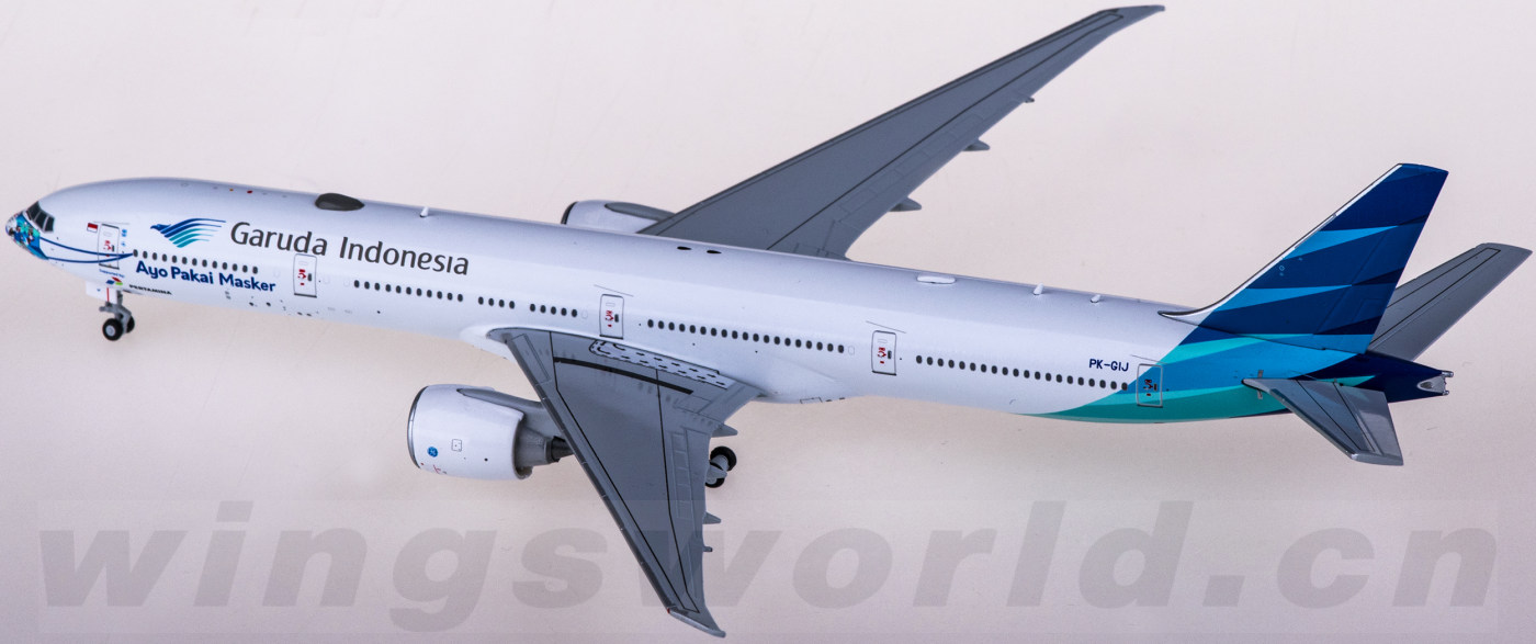 LH4225 Garuda Indonesia 印度尼西亚鹰航 Boeing 777-300ER PK-GIJ JC Wings 1:400 ...