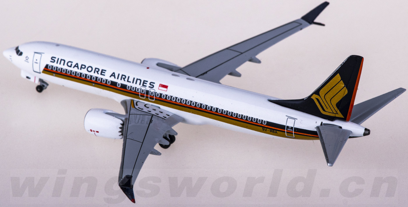 シンガポール航空 737MAX8 9V-MBA 1/200 シンガポール航空 737MAX8 9V-MBA 1/200 - メルカリ