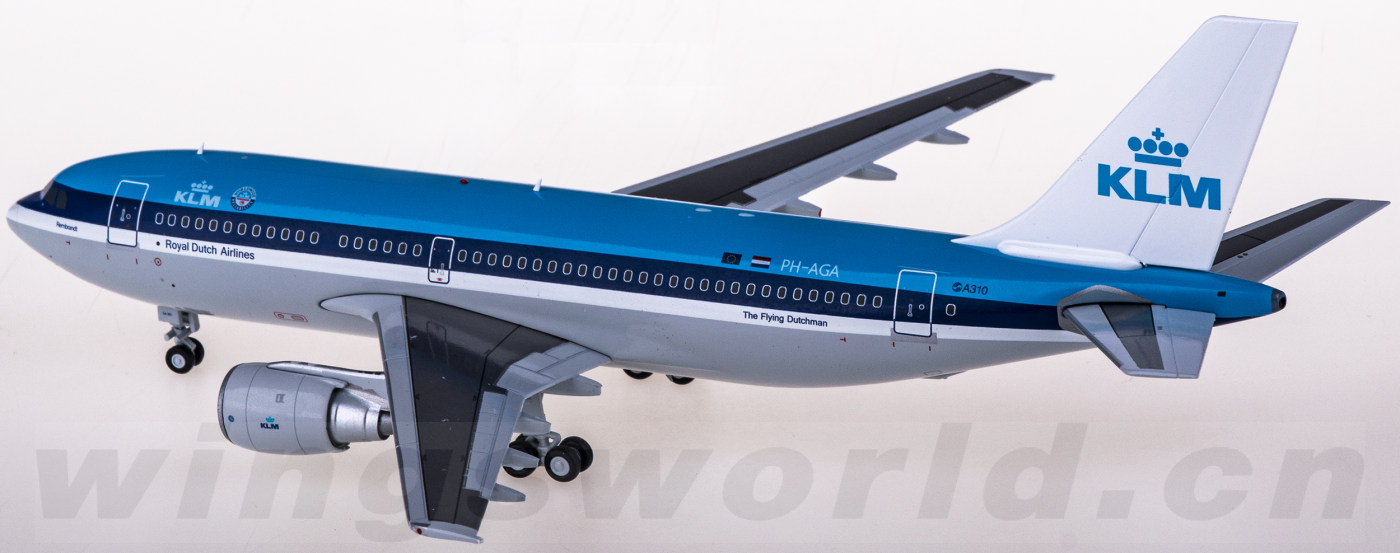 KLMオランダ航空 A310-200 PH-AGA 1/200 XX2826 KLM 荷兰皇家航空Airbus A310-200 PH-AGA JC Wings 1:200