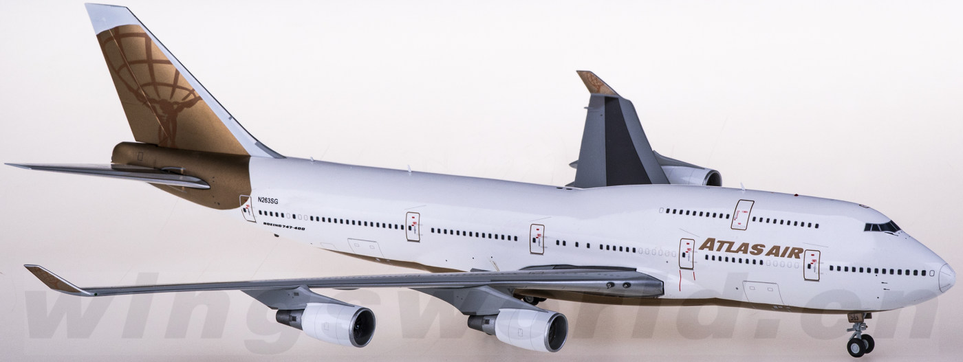 XX2746 Atlas Air 阿特拉斯航空Boeing 747-400 N263SG JC Wings 1:200