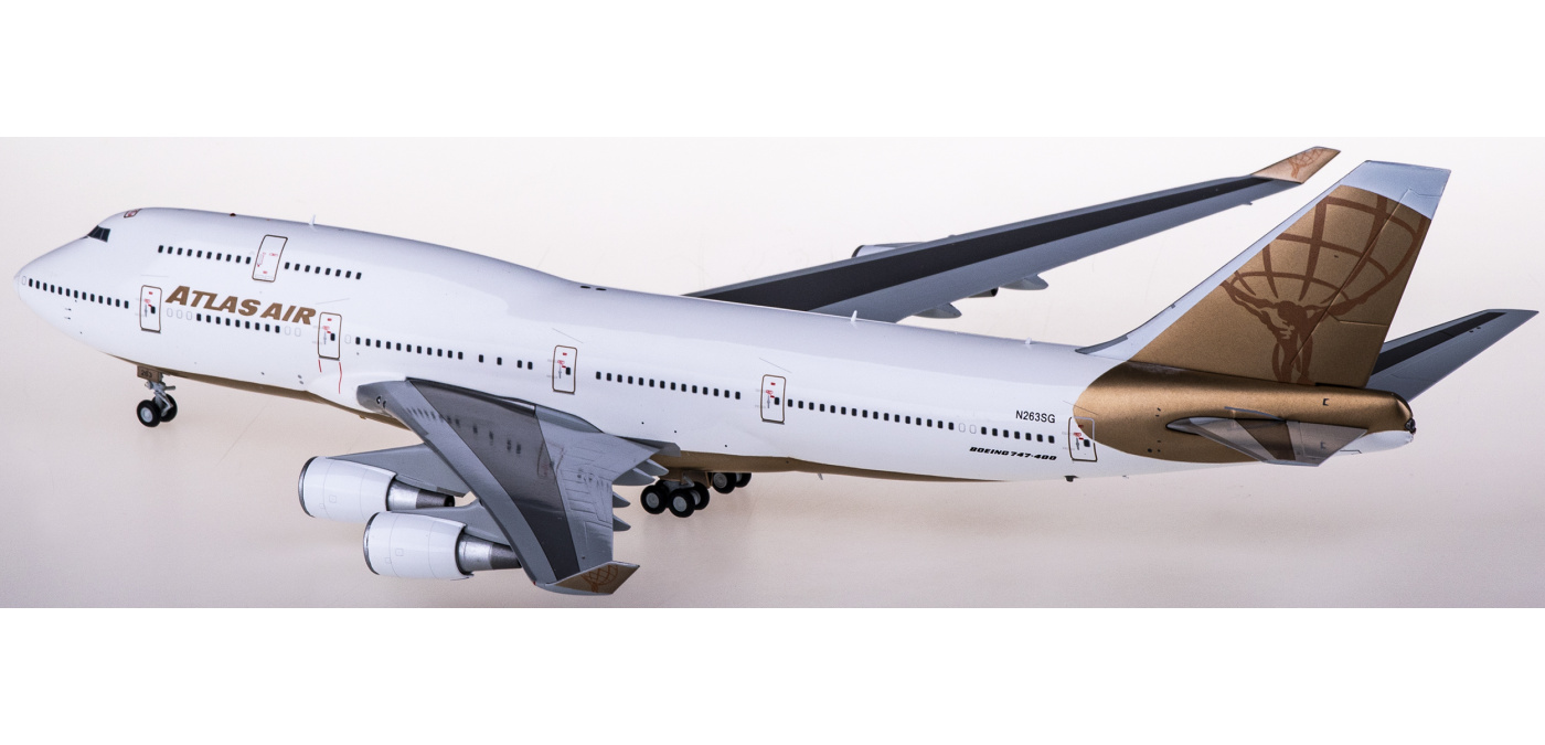 XX2746 Atlas Air 阿特拉斯航空Boeing 747-400 N263SG JC Wings 1:200