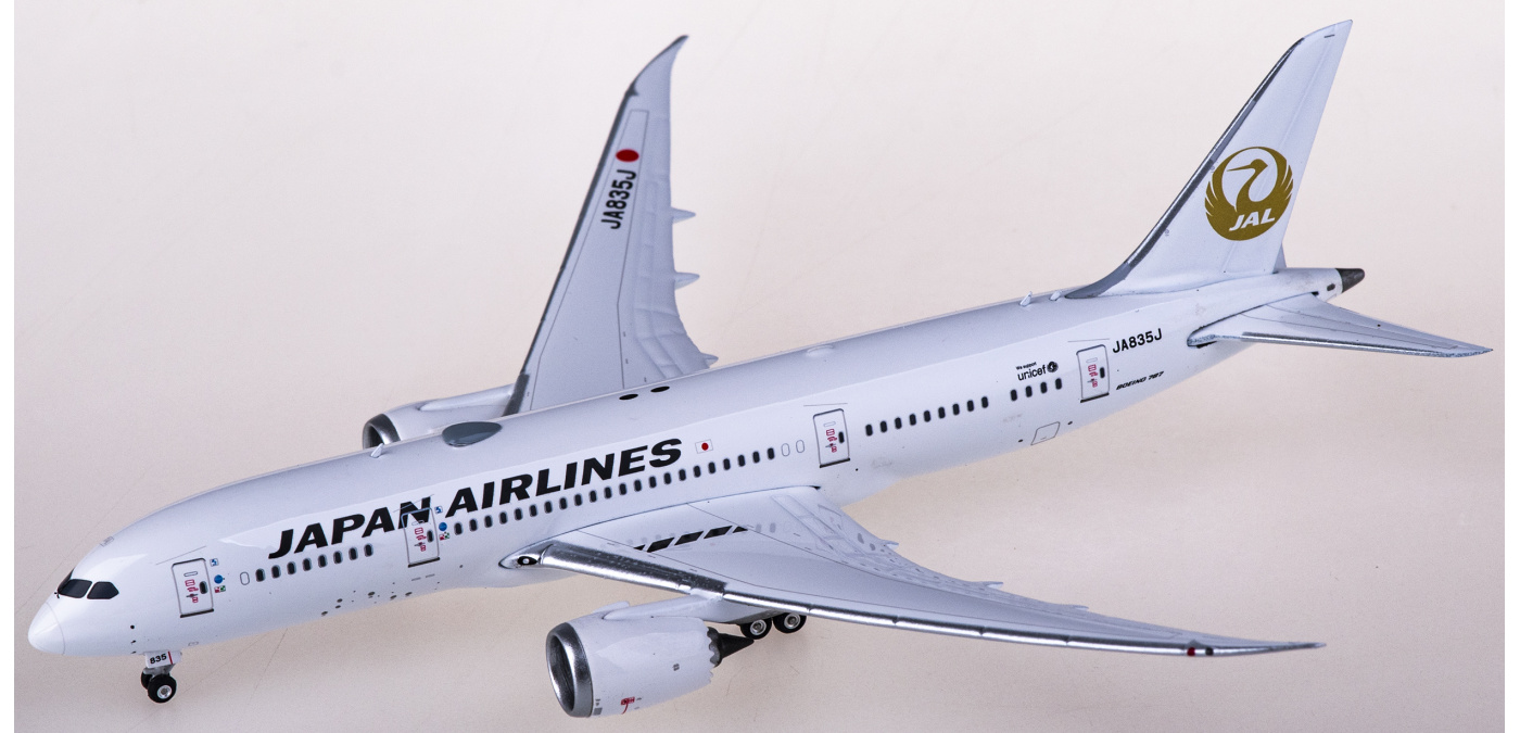 PH04438 Japan Airlines 日本航空Boeing 787-8 JA835J Phoenix 1:400