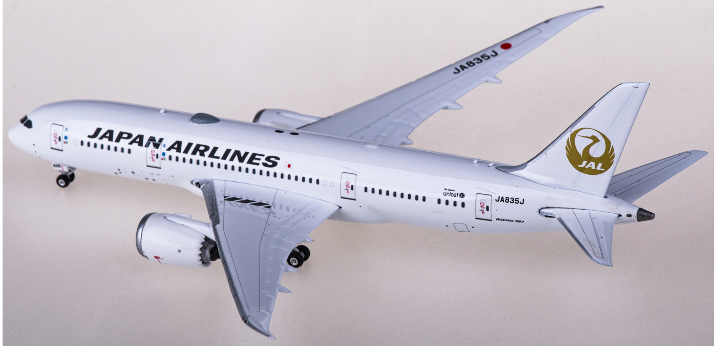 PH04438 Japan Airlines 日本航空Boeing 787-8 JA835J Phoenix 1:400