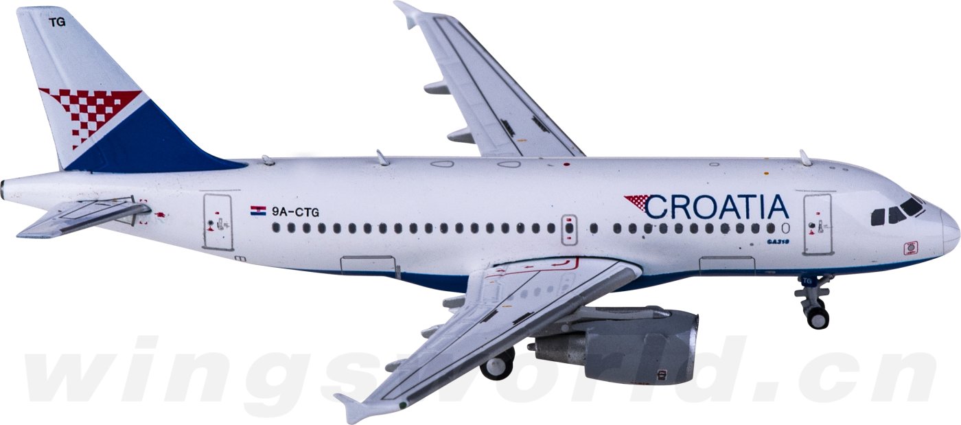 XX4066 Croatia Airlines 克罗地亚航空Airbus A319 9A-CTG JC 