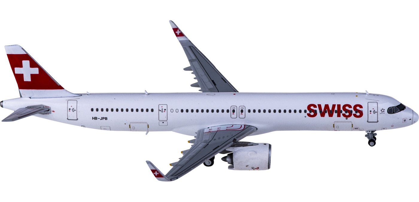 EW421N008 Swiss 瑞士国际航空Airbus A321neo HB-JPB JC Wings 1:400