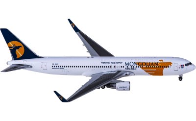 JC Wings 1:400 MIAT Mongolian Airlines 蒙古航空 Boeing 767-300ER JU-1021