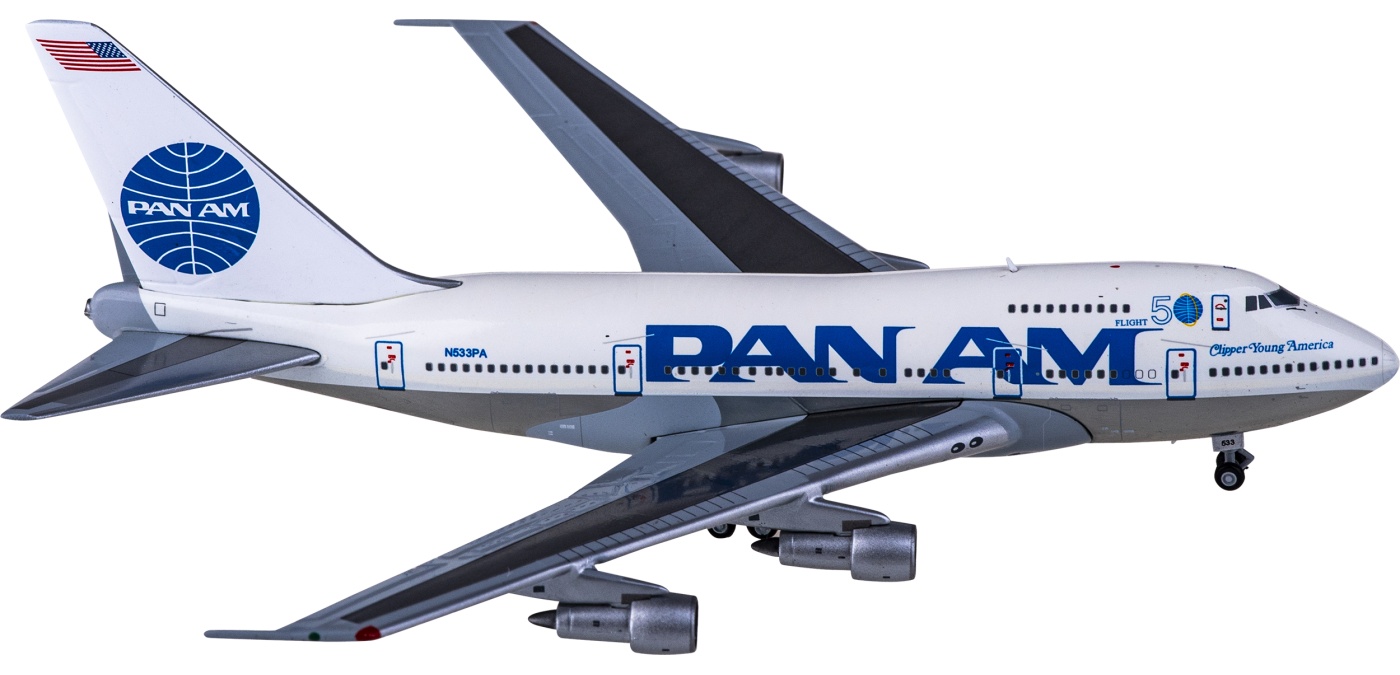 EW474S003 Pan Am 泛美航空Boeing 747SP N533PA JC Wings 1:400