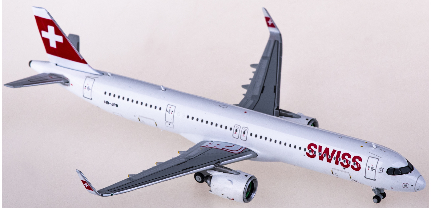 EW421N008 Swiss 瑞士国际航空Airbus A321neo HB-JPB JC Wings 1:400