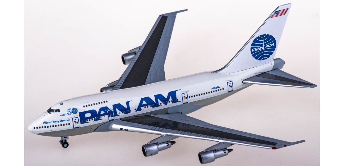 EW474S003 Pan Am 泛美航空Boeing 747SP N533PA JC Wings 1:400