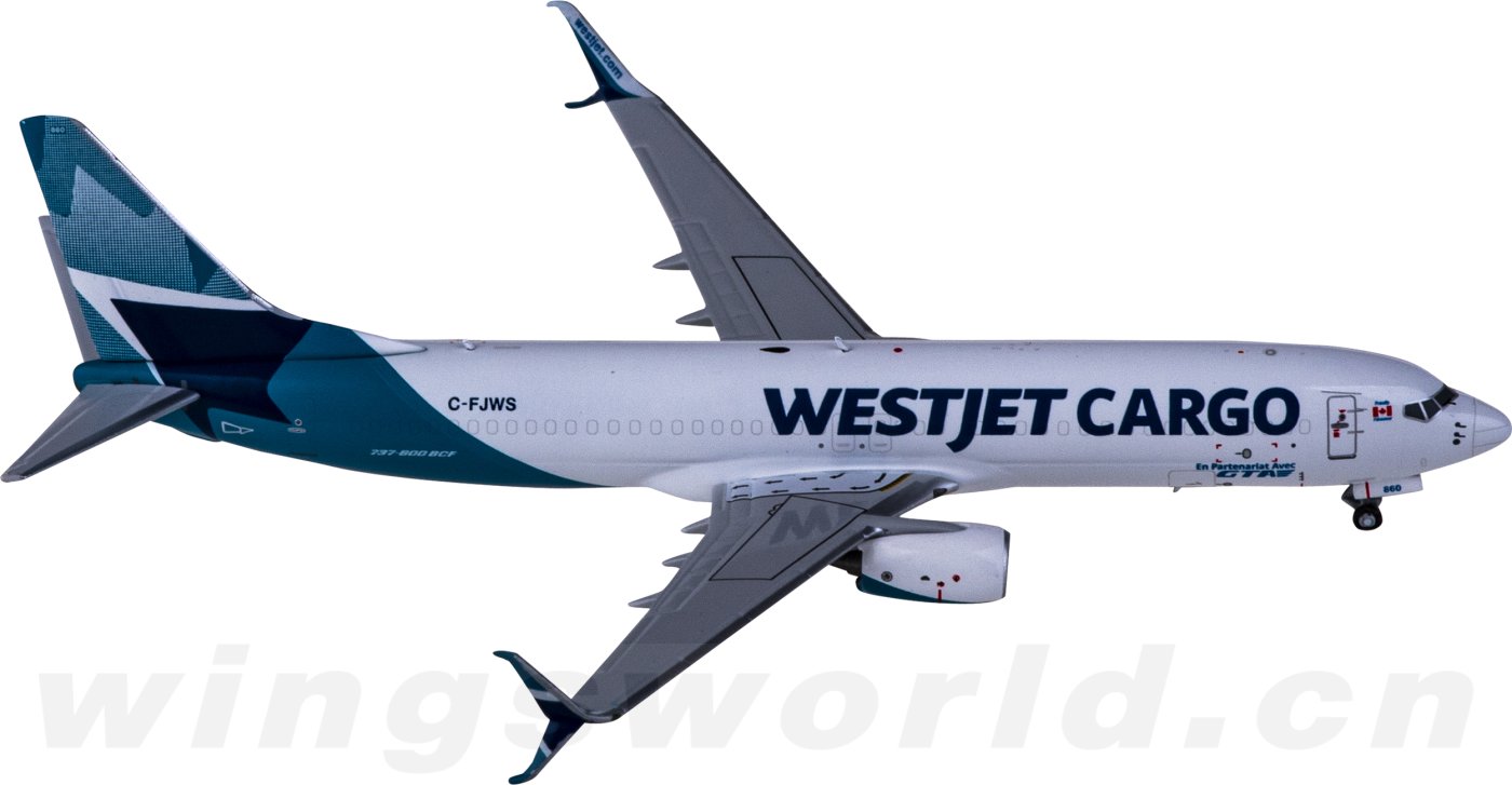 NG58139 WestJet 西捷航空Boeing 737-800 C-FJWS 货机NGmodels 1