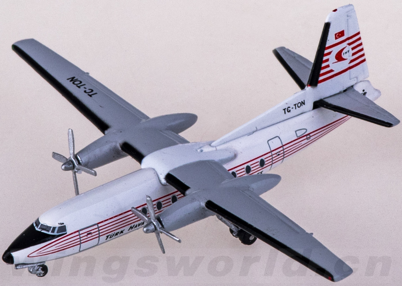 AC411037 Turkish Airlines 土耳其航空Fokker F-27 TC-TON